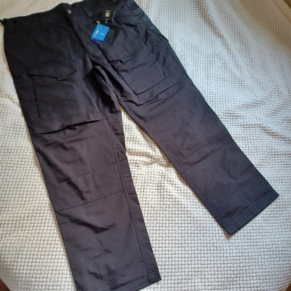 Free Soldier STORM Men's Ripstop Tactical Cargo Pants black NWT man men 42 waist
